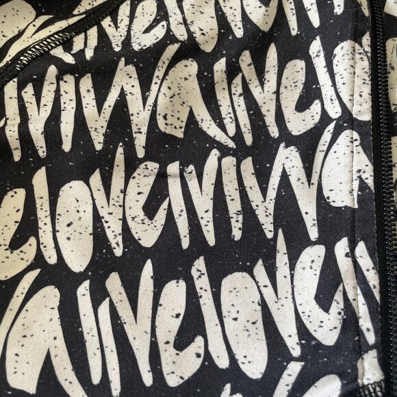 Reversible zip up athletic sweater by Ivivva size 12 -black and white - Picture 10 of 14